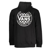 Vans Black Cotton Men Sweater with Hood and Zip Pockets